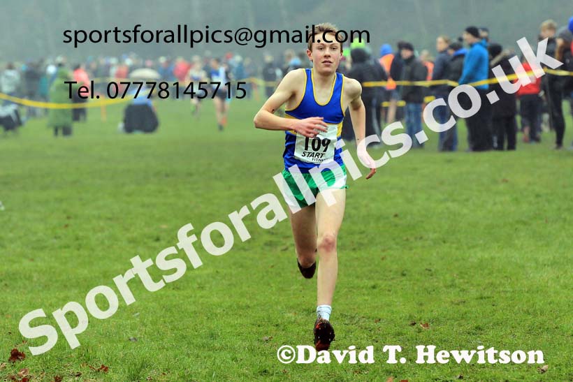 Boys Under-13s 2023 Northern Cross Country Champs., Witton Park, Blackburn. Photo: David T. Hewitson/Sports for All Pics